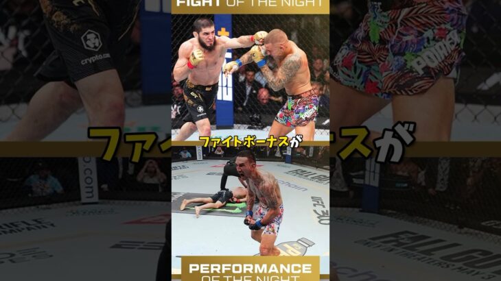 UFCのボーナスはいくら🧛 #mma #総合格闘技 #rizin