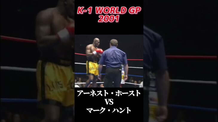 名勝負 アーネスト・ホースト vs マーク・ハント K-1 WORLD GP 2001 #k1