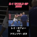 名勝負 レイ・セフォー vs フランソワ・ボタ K-1 WORLD GP 2006 #k1