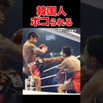 韓国人を日本人がボコボコKOした試合　 #shorts  #k1 #ボクシング #ko #韓国人 #ボコボコ #格闘技