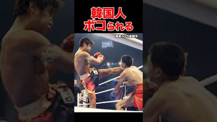 韓国人を日本人がボコボコKOした試合　 #shorts  #k1 #ボクシング #ko #韓国人 #ボコボコ #格闘技