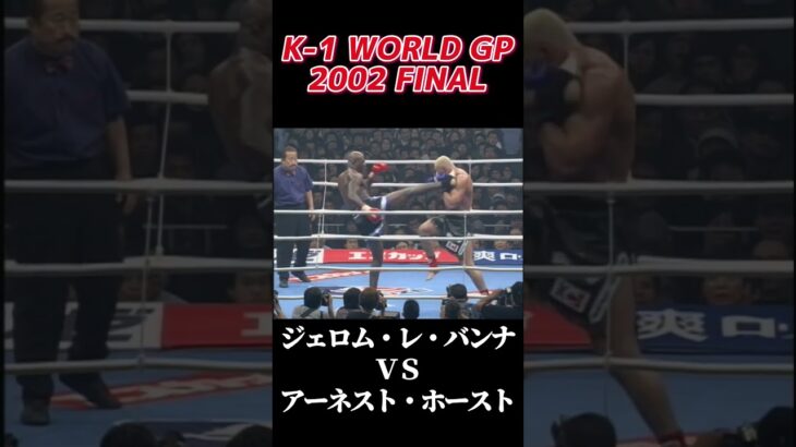 名勝負 ジェロム・レ・バンナ vs アーネスト・ホースト K-1 WORLD GP 2002 FINAL #k1