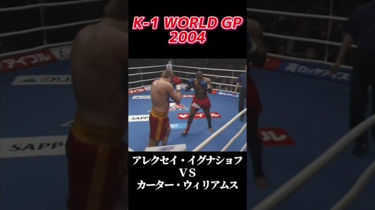 名勝負 アレクセイ・イグナショフ vs カーター・ウィリアムス K-1 WORLD GP 2004 #k1