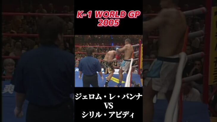 名勝負 ジェロム・レ・バンナ vs シリル・アビディ K-1 WORLD GP 2005 #k1