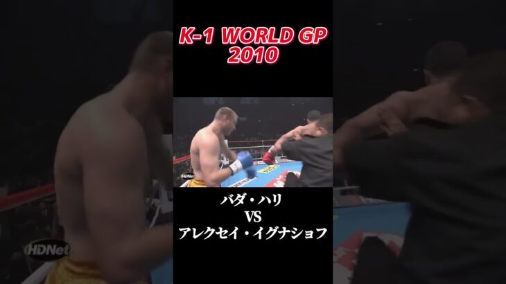 名勝負 バダ・ハリ vs アレクセイ・イグナショフ  K-1 WORLD GP 2010 #k1