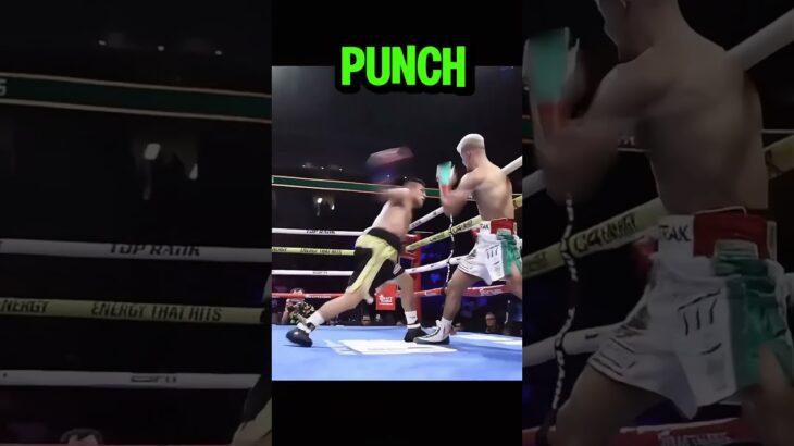 The boxer’s right punch is seriously strong. #boxing #kickboxing #ufc #mma #onechampionship #toprank