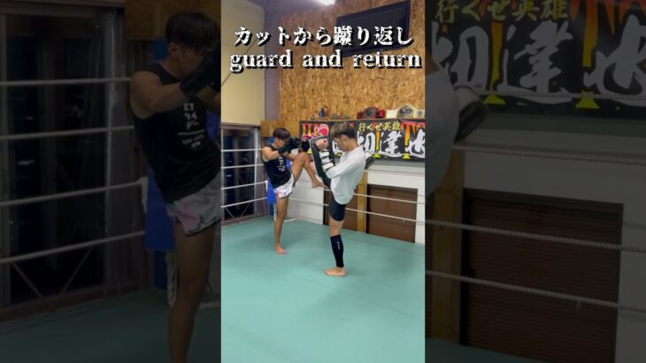 カットからの返し #キックボクシング #kickboxing #格闘技 #muaythai