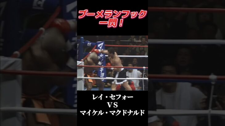 名勝負 レイ・セフォー vs マイケル・マクドナルド K-1 GLADIATORS 2001 #k1