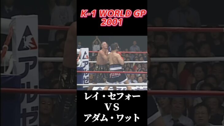 名勝負 レイ・セフォー vs アダム・ワット K-1 WORLD GP 2001 #k1