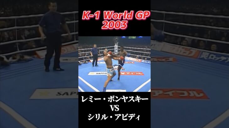 名勝負 レミー・ボンヤスキー vs シリル・アビディ K-1 World GP 2003 #k1