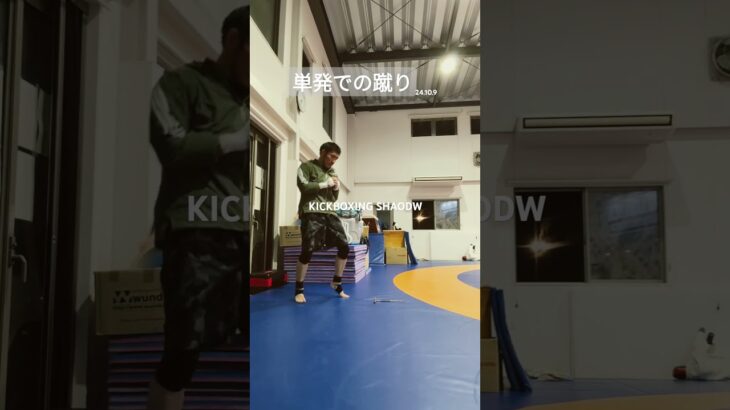 単発の蹴り　#kickboxing  #boxing #muaythai #mma #格闘技 #shorts