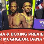 MMA & Boxing Weekend Preview | McGregor Trial Update | Dana White x Donald Trump | MORNING KOMBAT