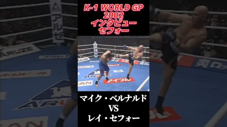 [試合後]マイク・ベルナルド vs レイ・セフォー K-1 WORLD GP 2002 #k1