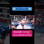 วาซาบิ(ศิลปไทย2)ถีบให้รู้จัก #muaythai #ムエタイ #fighter #มวยไทยสด #onechampionship #キックボクシング