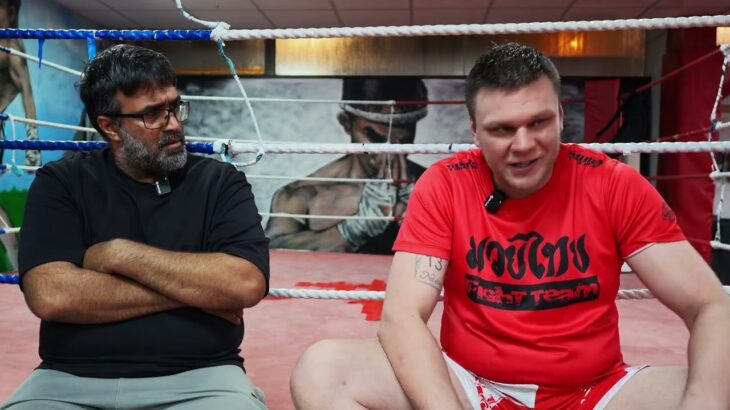 Rafal Witkowski Heavy Weight K1 and BKB fighter speaking with Ahmer Khan