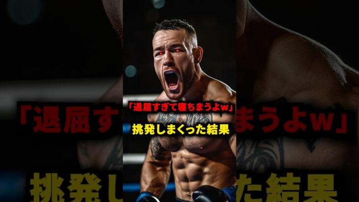 挑発のしすぎには注意 #short #ボクシング #格闘技 #mma #ufc