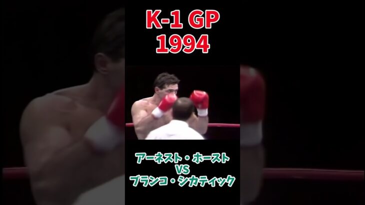 アーネスト・ホースト vs ブランコ・シカティック K-1 GP 1994 #k1