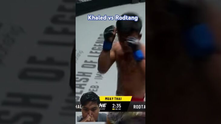 khaled vs Rodtang #ufc #mma #muaythai #boxing #onechampionship #weareone #one172 #skiingstunts