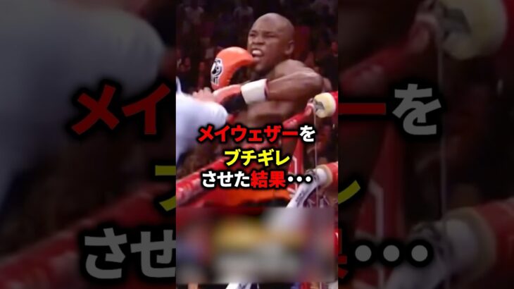 メイウェザーをブチギレさせた結果… #ボクシング #格闘技 #mma