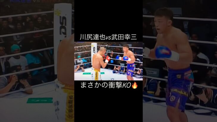 レジェンドの懐かしき試合🔥#k1 #champion #ko #kickboxing #キックボクシング #ボクシング #格闘技 #川尻達也 #武田幸三