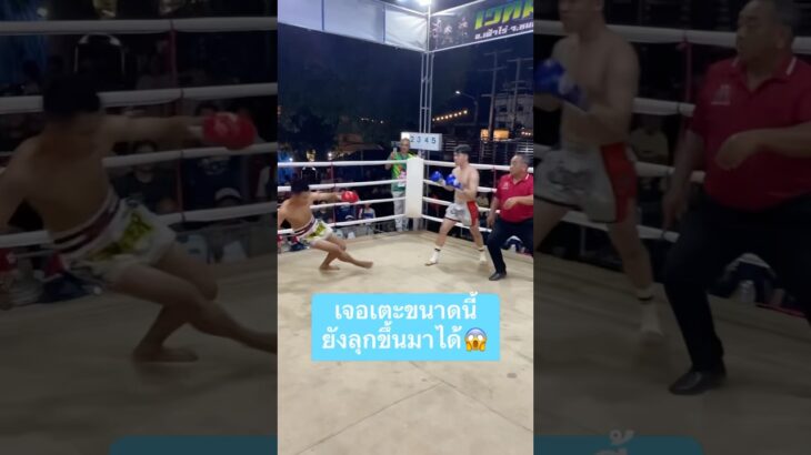 เตะหนักมากแต่ยังลุกขึ้นได้  #ムエタイ #muaythai #muaythaifamily #มวยไทย #onechampionship #boxing